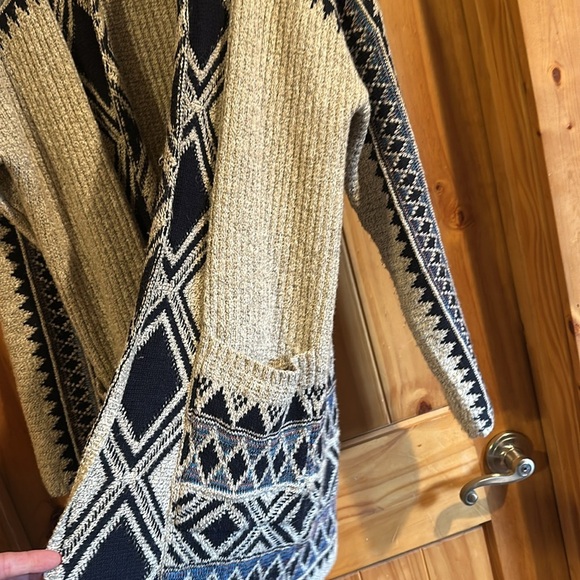Lucky Brand Aztec Longline Cardigan Sweater - Picture 5 of 9